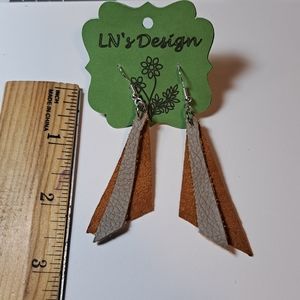 Handcrafted Genuine Leather Earrings